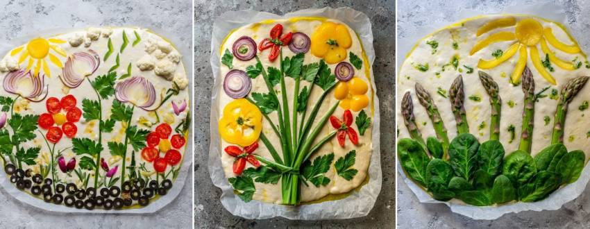 How to Make Focaccia Bread Art for Shavuot