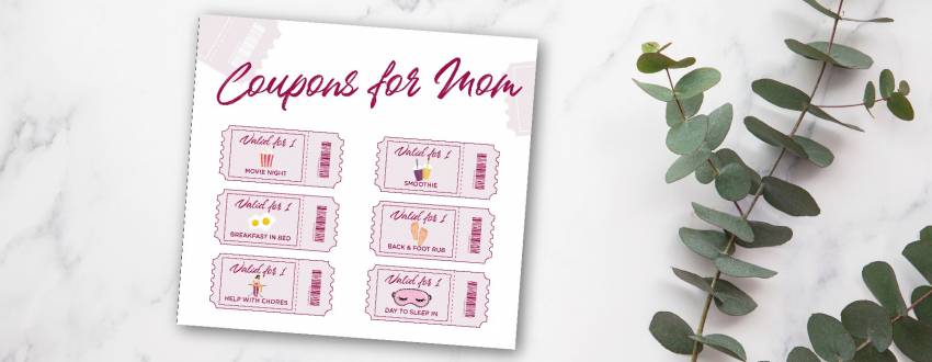 Print This Adorable Mother’s Day Coupon Book. Free Download!
