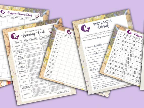 Printables to Keep You Organized This Passover!