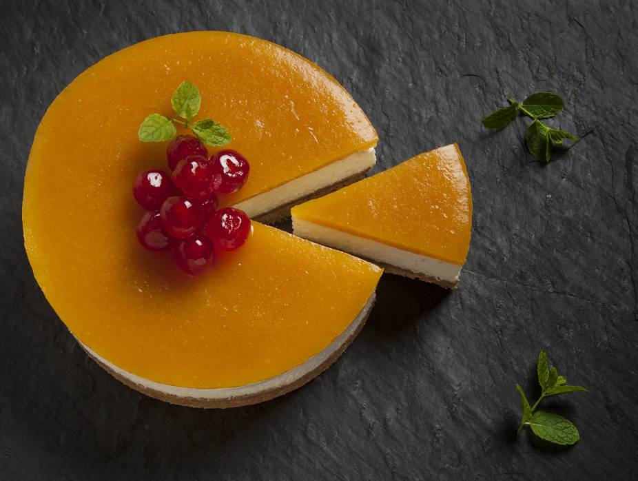 Apricot Amaretto Cheesecake