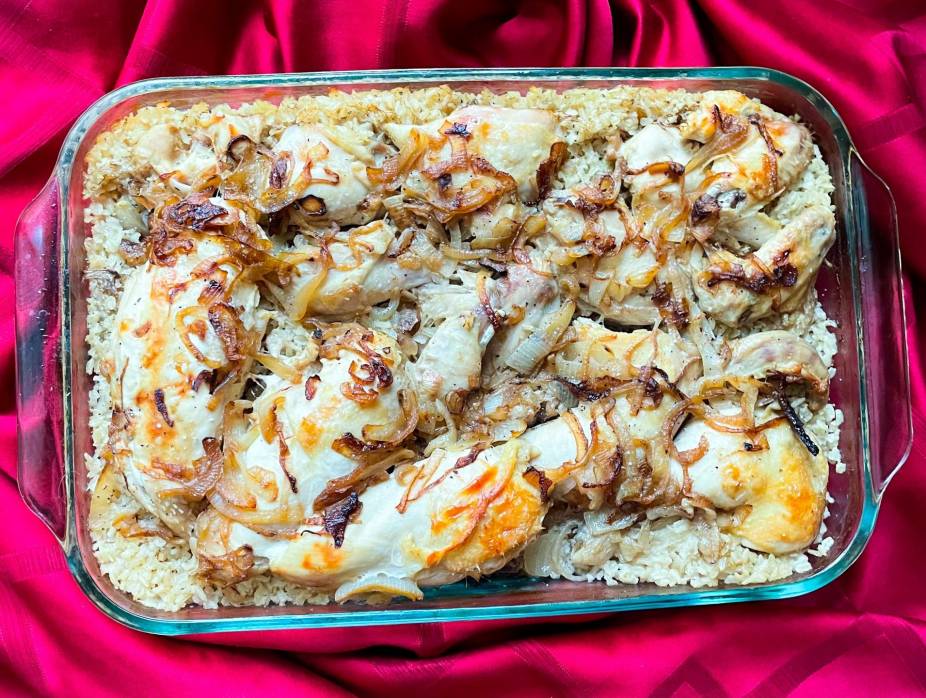 Caramelized Onion Chicken and Rice