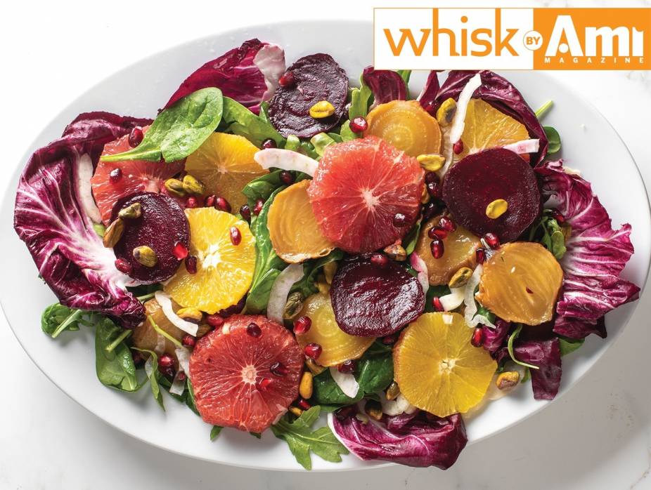 Citrus, Roasted Beet, Fennel, and Mixed Green Salad