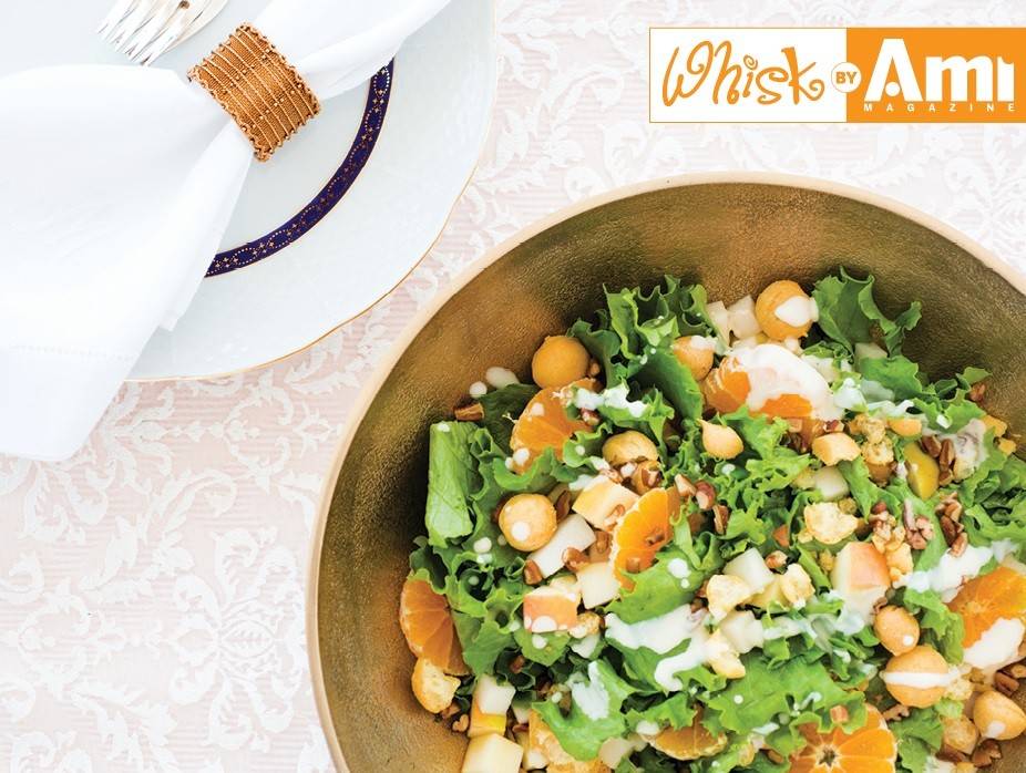 Clementine Salad with Seasoned Croutons