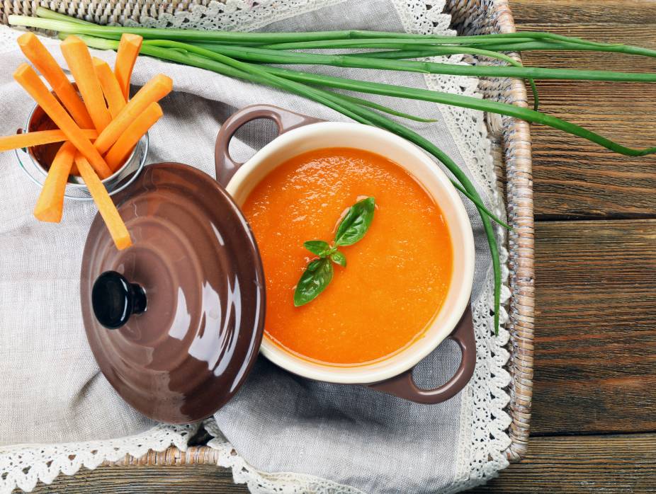Non-Dairy Creamy Carrot Soup