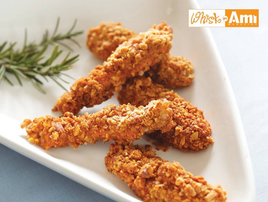 Crunchy Baked Chicken Fingers with Gluten Free Breading
