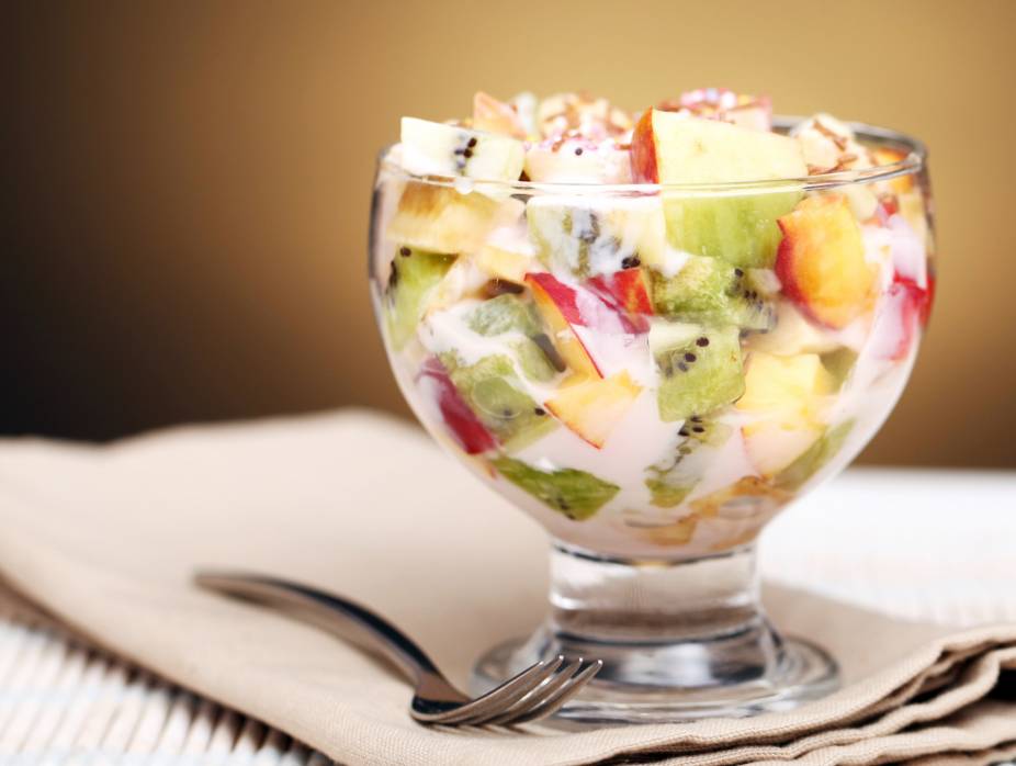 Fruit Salad with Creamy Hawaiian Dressing