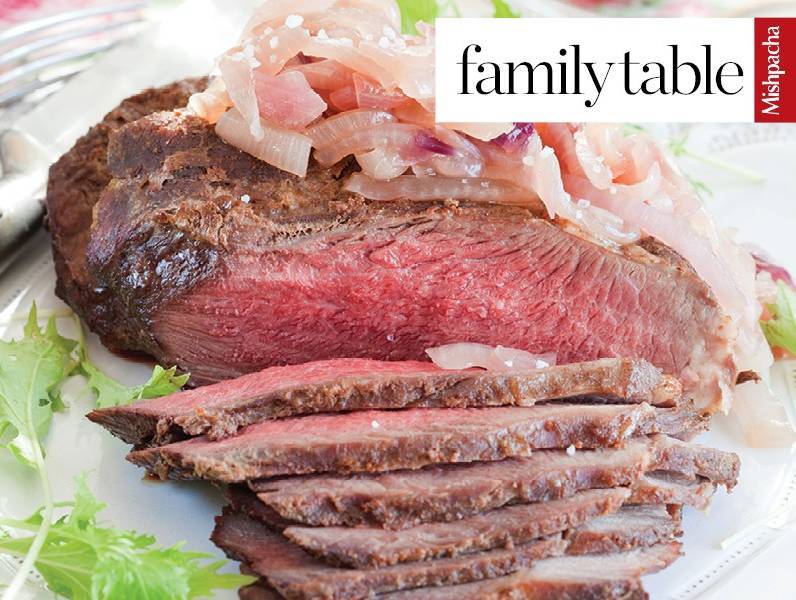 London Broil with Red Onion Marmalade