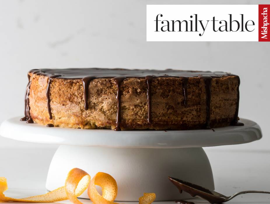 Orange-Scented Passover Cake with Chocolate Ganache