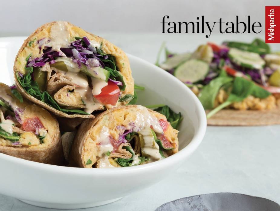 Falafel-Inspired Wraps