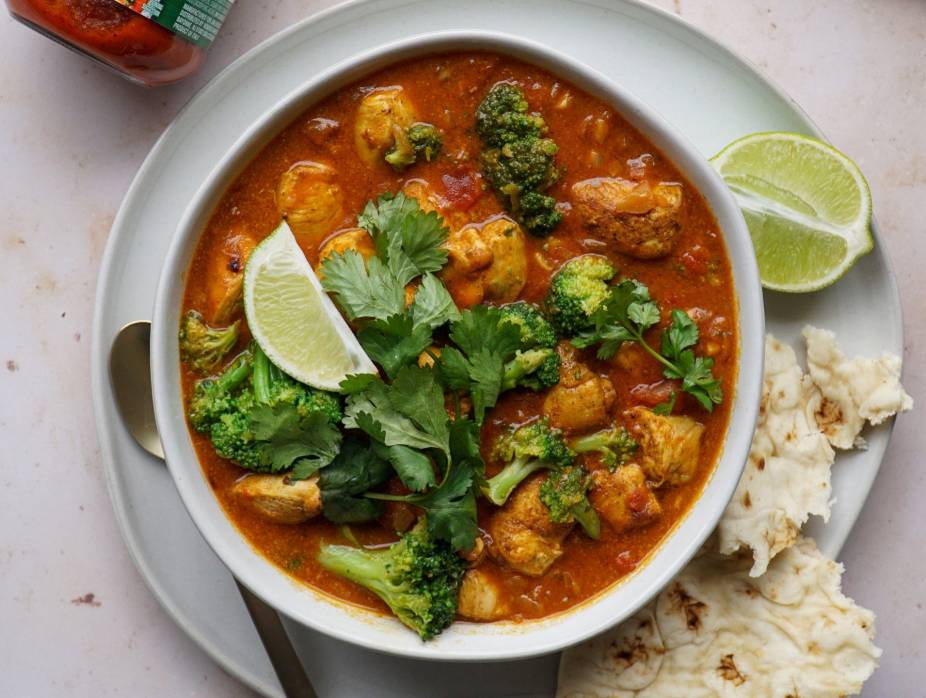 Indian Chicken Curry with Broccoli 