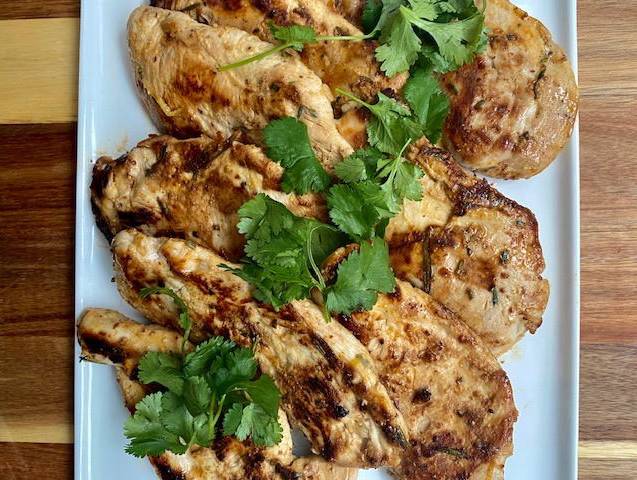 Sweet and Smoky Rosemary Grilled Chicken 