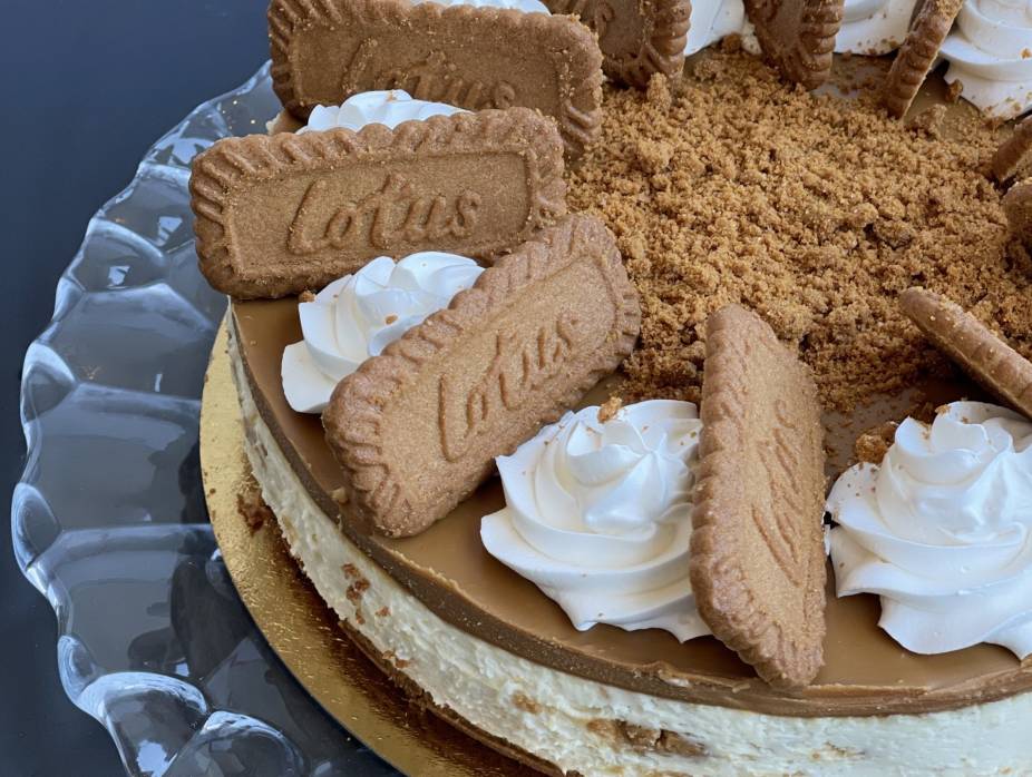 No-Bake Cookie Butter Cheesecake 