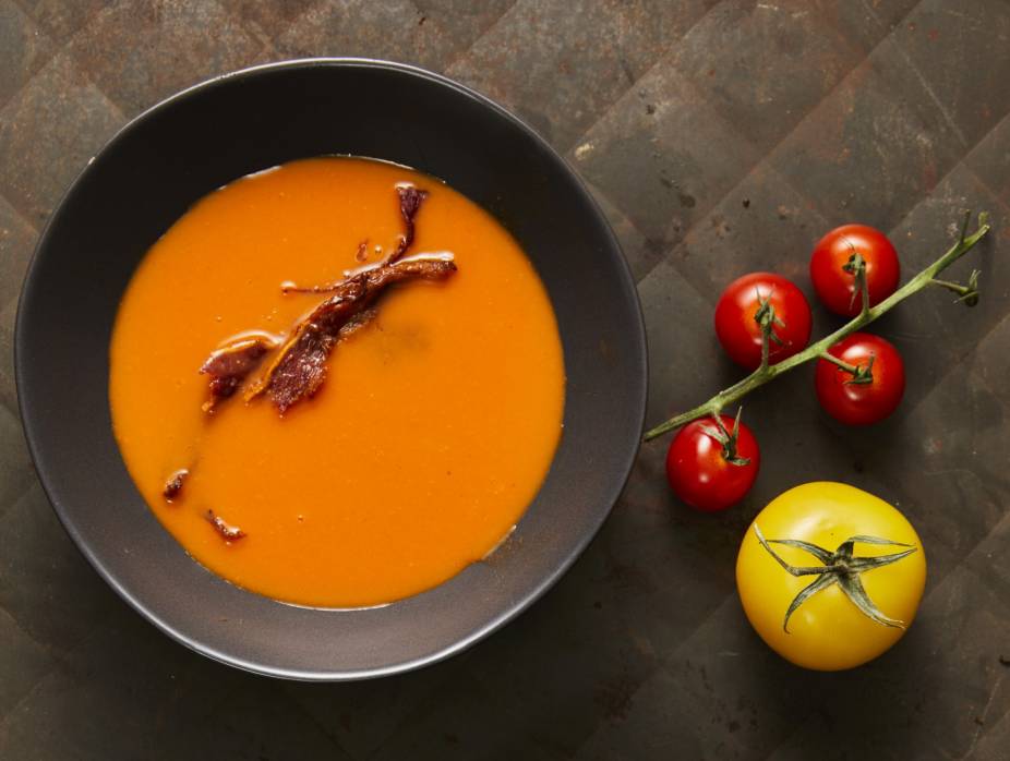 Smoky Tomato Soup (Meat)  