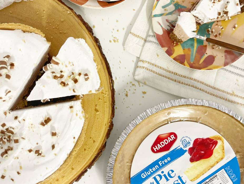 No-Bake Two-Tone Ice Cream Pie