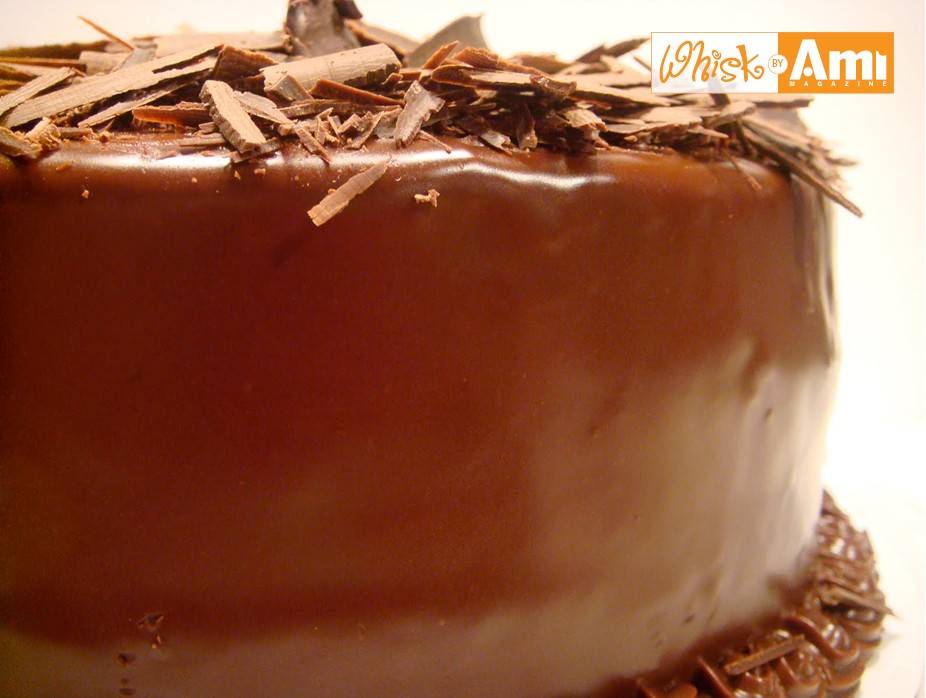 Six-Layer Chocolate Ganache Cake