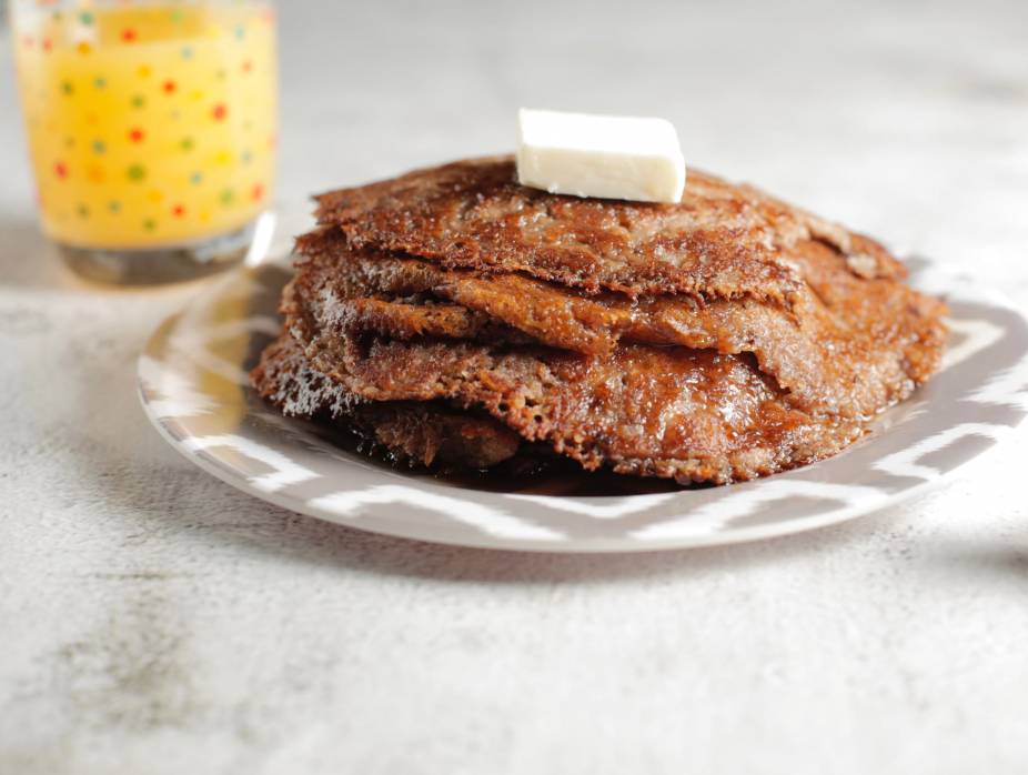 Spiced Coconut Pancakes for Passover (Nut Free, Egg Free)