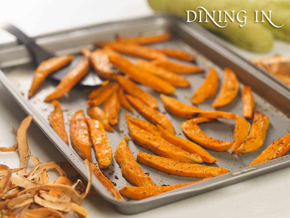 Baked "Spies" (Sweet Potato Fries)