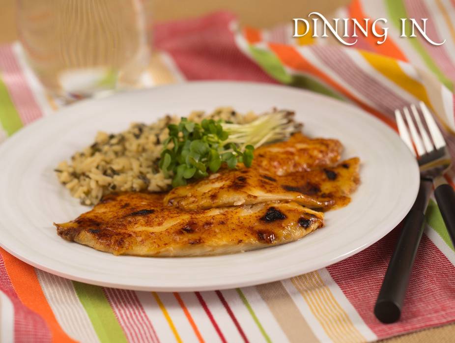 Tangy Broiled Tilapia