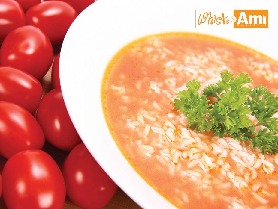 Tomato and Basmati Rice Soup