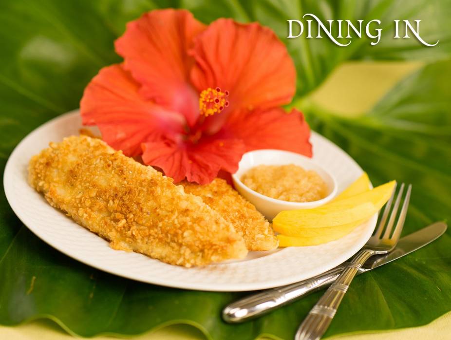 Tropical Tilapia with Spicy Pineapple Sauce