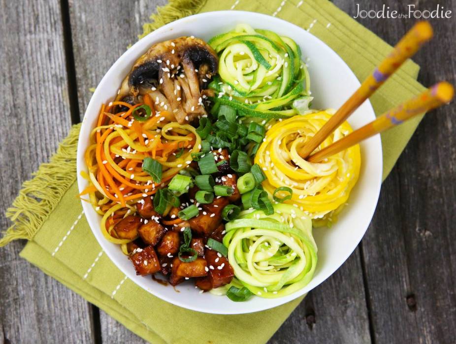 Zoodle and Veggie Bowl