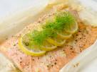Salmon en Papillote with Garlic and Herbs