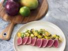 Seared Tuna with Tropical Salsa Appetizer