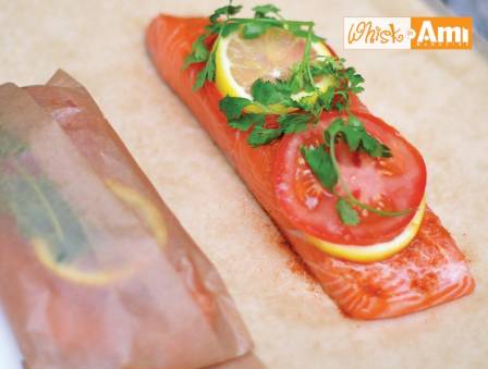20-Minute Indian Salmon in an Envelope