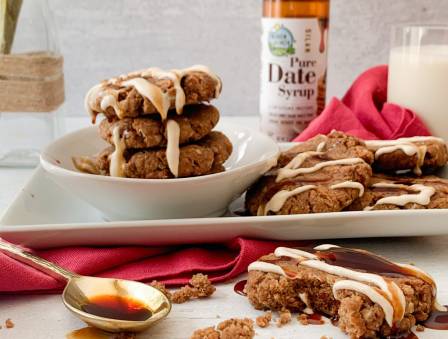 Perfectly Spiced Tahini Date Cookies