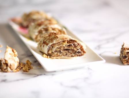 Simple Phyllo Pastry with Nut Filling (Baklava)