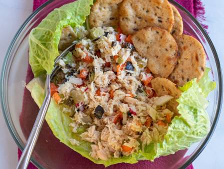 Veggie Tuna Salad Lunch