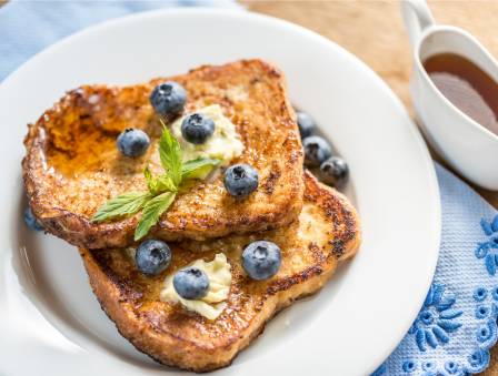 French Toast with Vanilla Butter