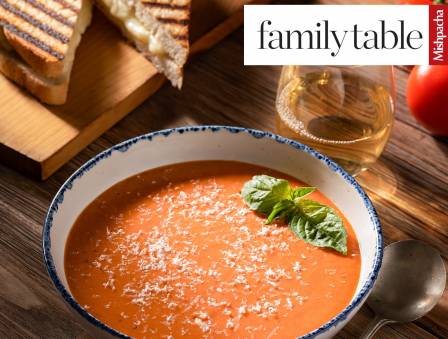Easy Tomato Soup with Grilled Cheese