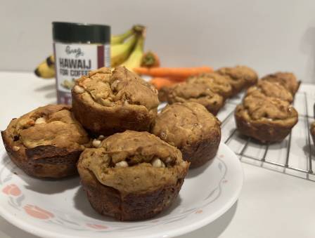 Extra Fluffy Carrot Muffins