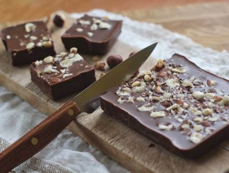 Paleo Chocolate-Hazelnut Fudge Squares 