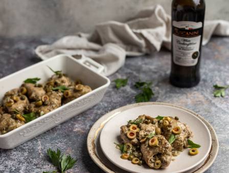 Honeyed Chicken with Olives and Capers