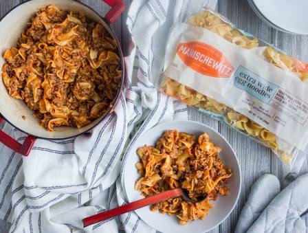 One-Pot Creamy Pasta and Meat Sauce (Dairy Free)