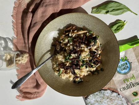 Oven-Baked Cauliflower Risotto  