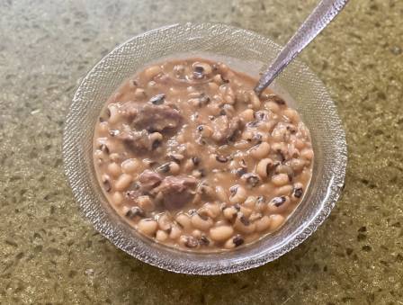 Lubia- Syrian-Style Black-Eyed Peas with Meat