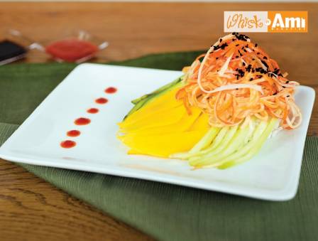 Kani Salad over Sushi Rice