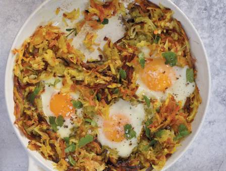Persian-Style Potatoes  and Eggs