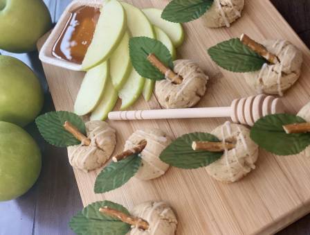 Apple Shaped Honey Cookies