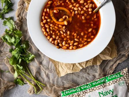 Loubia (Navy Beans in Tomato Broth)