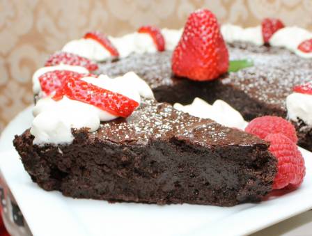 Flourless Chocolate Cake (Nut Free, Gluten Free)