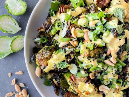 Loaded Deep-Fried Brussel Sprouts