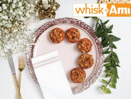 Passover Sweet Potato Muffins with Walnut Crumb