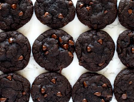 Non-Dairy Double Chocolate Chip Cookies