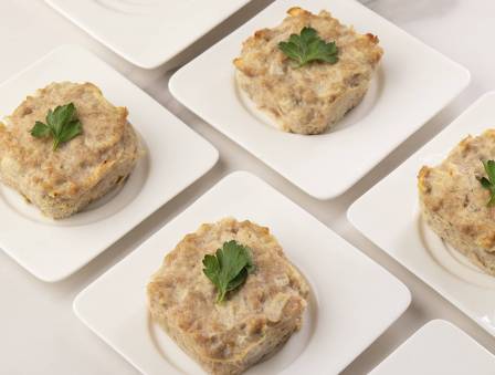 Mini Meatloaf with Grated Apple