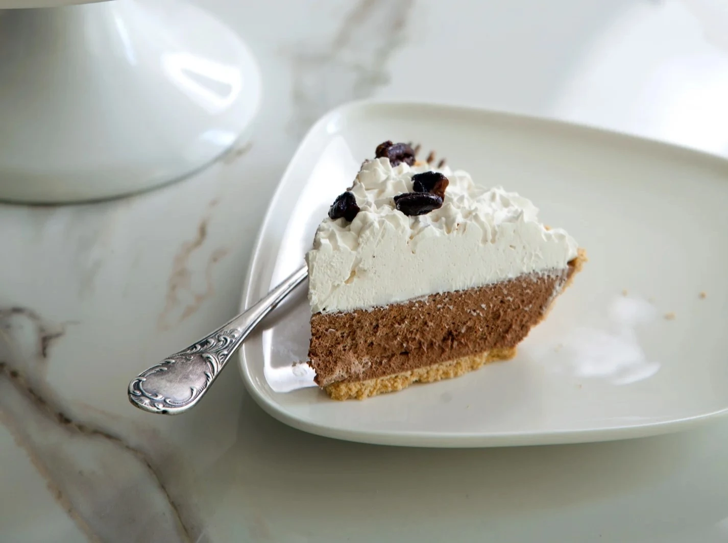 Bourbon Dark Chocolate Mousse with Salted Maple Whipped Cream