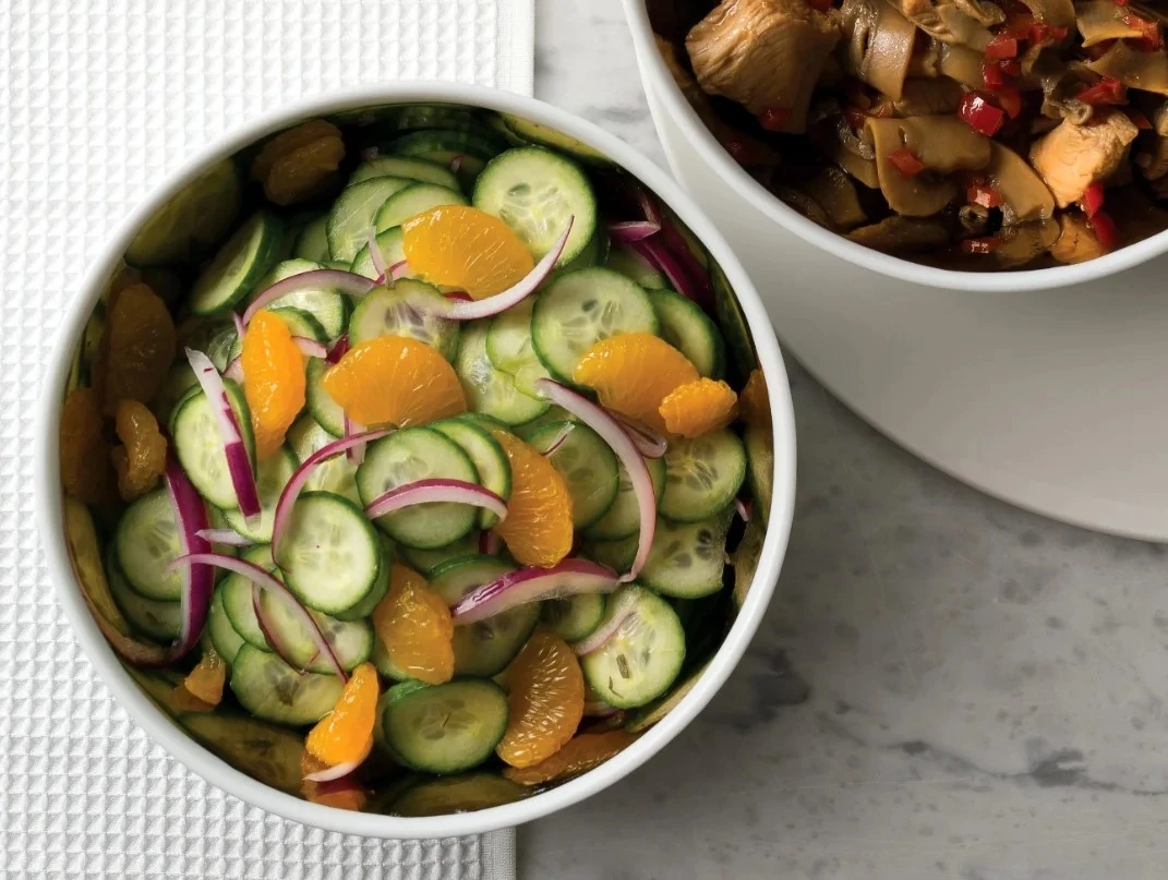 Colorful Cucumber Salad